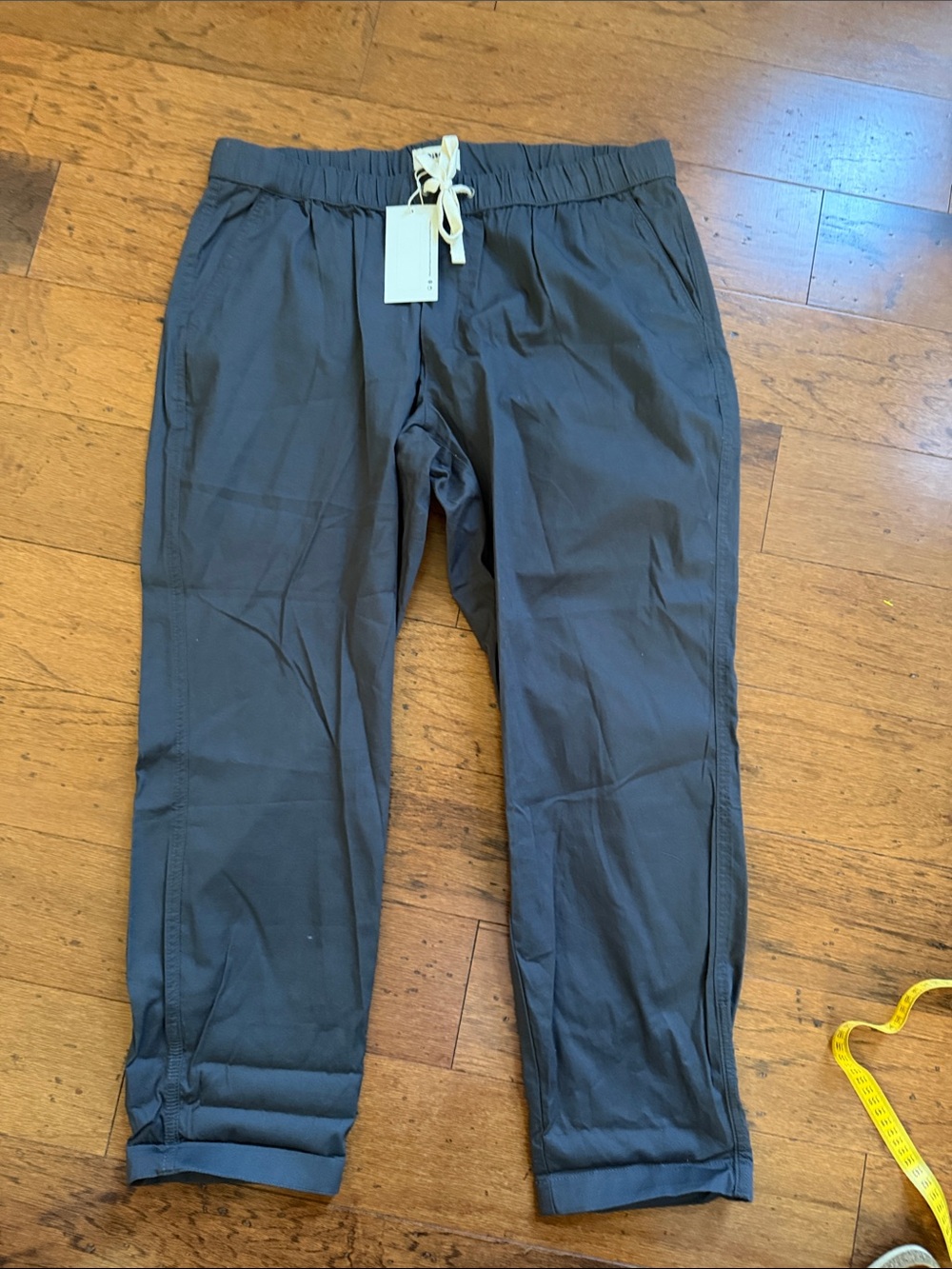 NWT Pact men’s gray draw string pant-xl